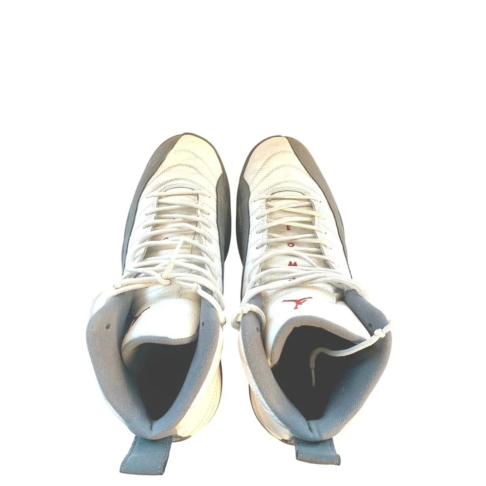 Air Jordan 12 XII Retro‎ White Dark Gray Men's Size 12 US 130690 160